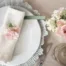 Wedding plate and table arrangement at boutique hotels for wedding setup