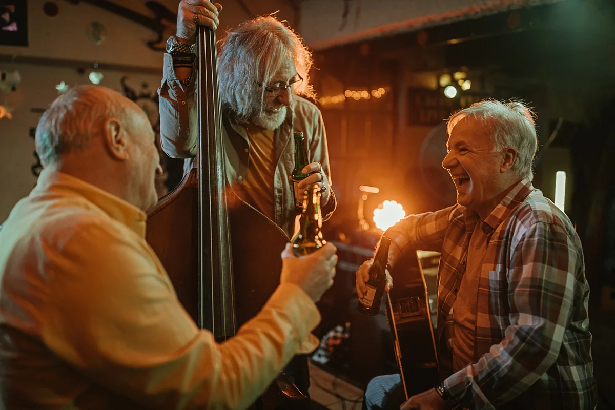 Playing music at Acker Night in Prescott AZ Playing music at Acker Night in Prescott AZ